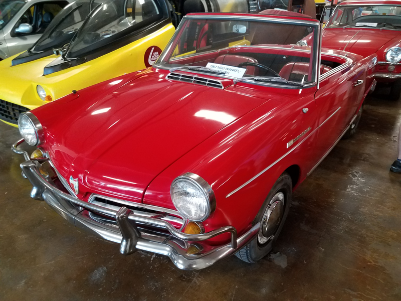 The first production car with a Wankel rotary engine